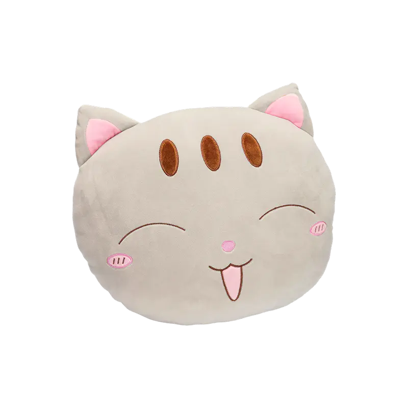 หมอนตุ๊กตาหน้าแมวยิ้ม