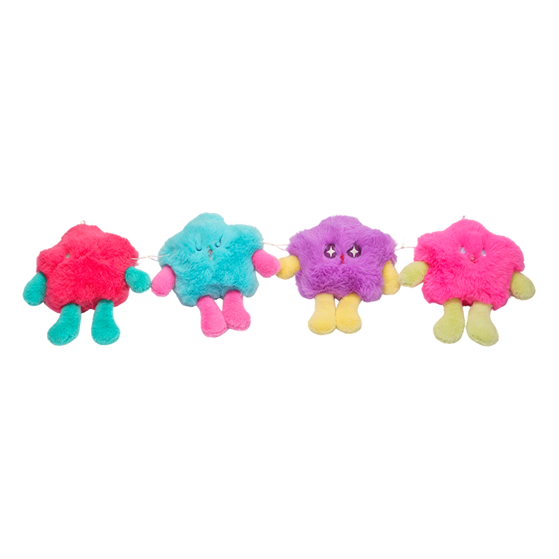 ของเล่นตุ๊กตามอนสเตอร์ขนปุยน่ารักสีสันสดใส ของเล่นตุ๊กตามอนสเตอร์ขนปุยน่ารักสีสันสดใส