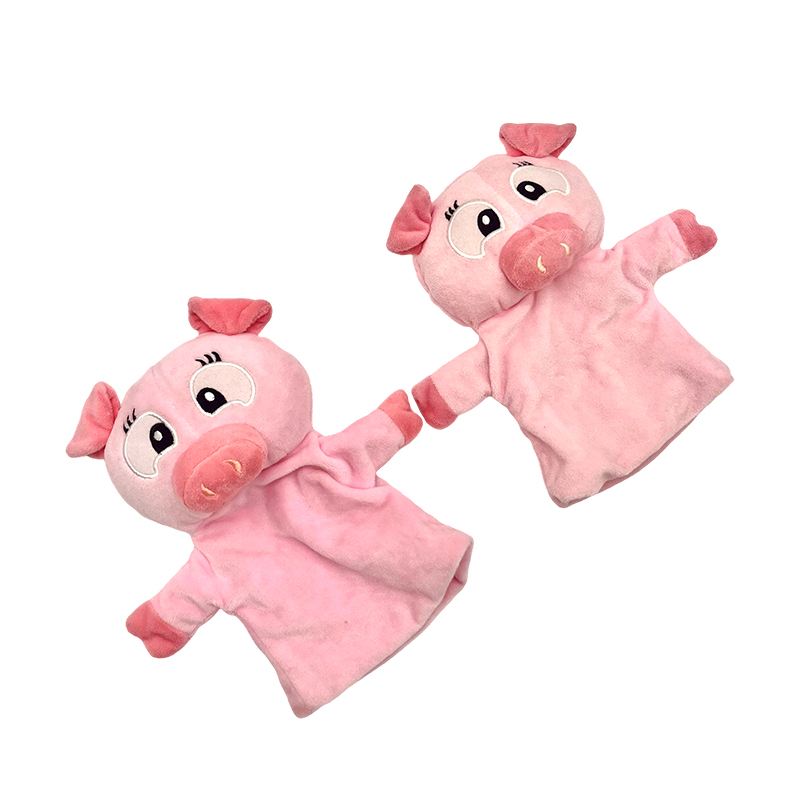 หุ่นนิ้วตุ๊กตาหมูแฝด
